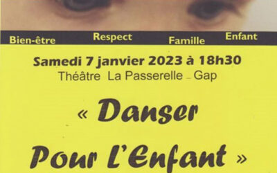 La Compagnie de danse amateur « Pierre de Lune » d’Hélixes participera au spectacle de l’association « Enfant en Danger » le 7 janvier 2023 à Gap